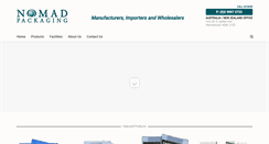 Desktop Screenshot of nomadpackaging.com